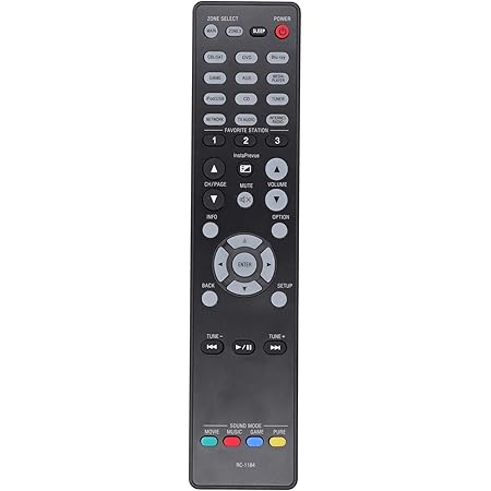 TV-Fernbedienung für Denon RC-1184 / RC-1183 / AVR-X3000 / AVR-X2000 / AVR-E400 / AVR-2313 / AVR-S800CI